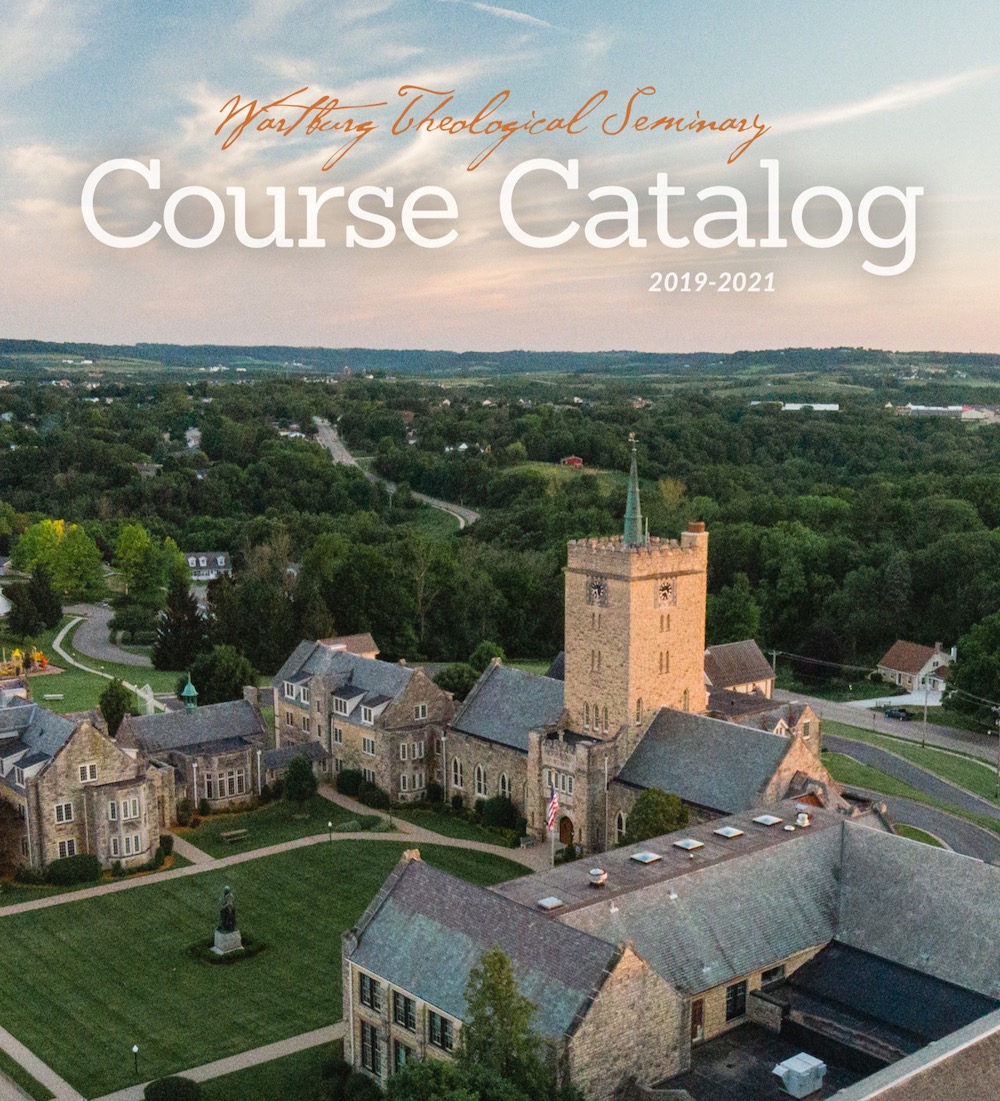 Course Catalog Wartburg Seminary